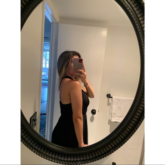 Blu Sage black halter top formal dress - Picture 4 of 5